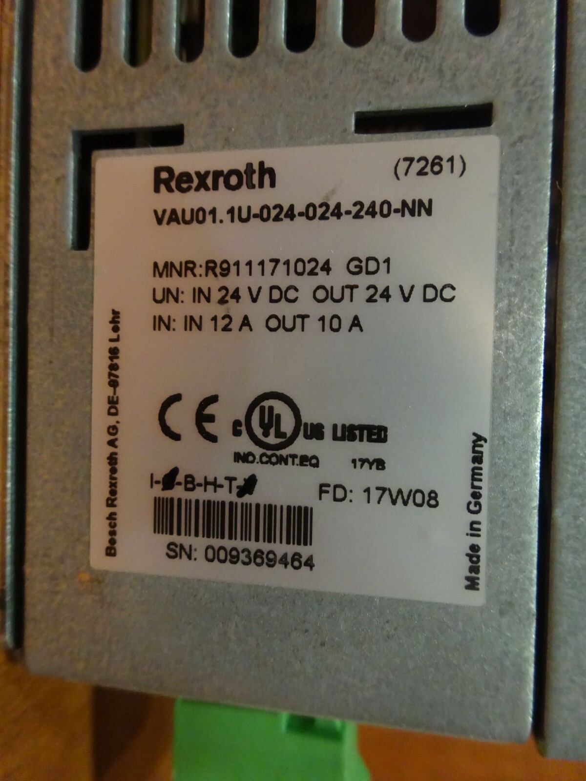 Rexroth VAU01