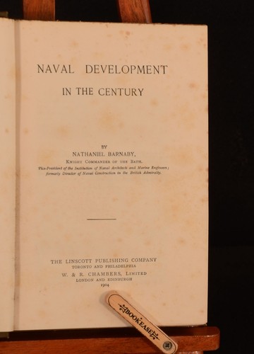 1904 Naval Development in the Century Nathaniel Barnaby Folding Plate Uncommon - Picture 7 of 8