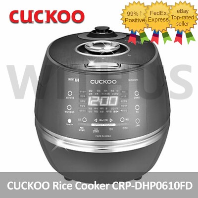 CUCKOO スマートIH炊飯器 DHP0610FD 新品 CUCKOO CRP-DHP0610FD 6 Cups 220V Electric Rice Cooker for 6