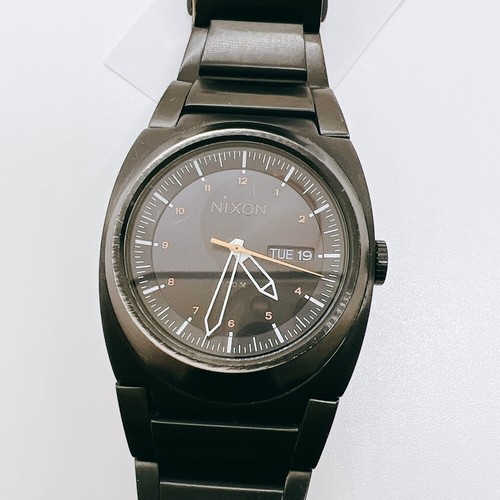 Reloj Hombre NIXON THE DON A358577 Color Negro Analógico Acero Inoxidable De Japón - Imagen 2 de 12