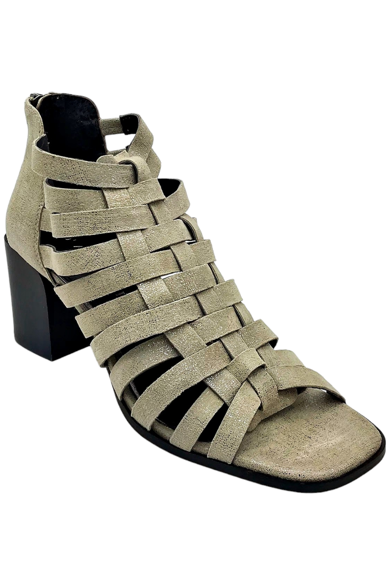 (取寄) ドナルドプリナー レディース ピクシー Donald Pliner women Pixee Natural/Pewter Donald Pliner Women's Pixee Antique Metallic Suede Heel Sandals