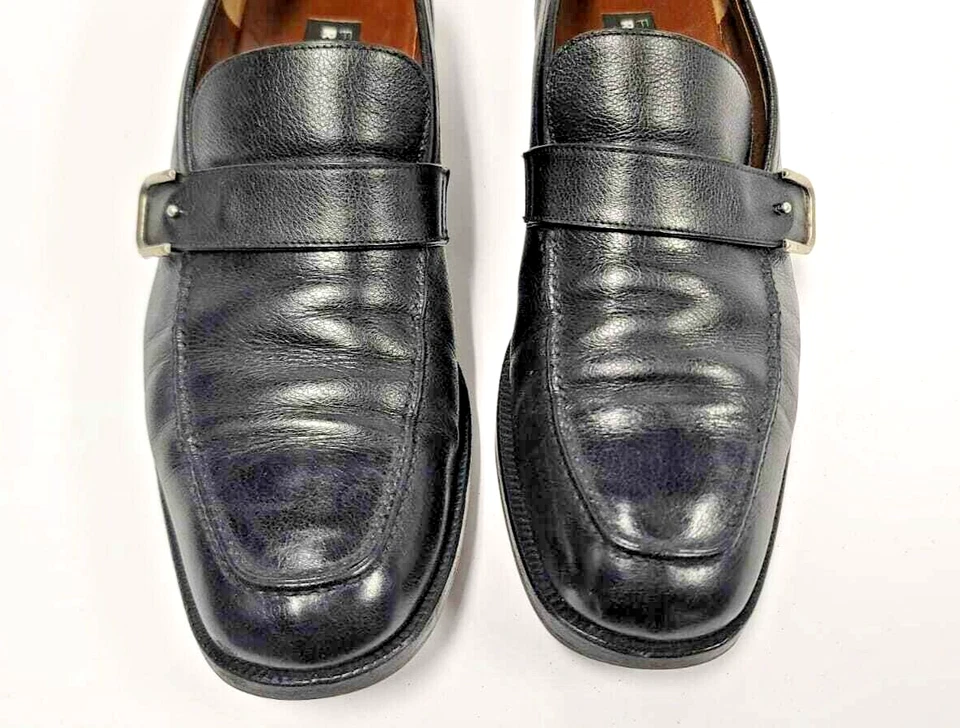 Fratelli Rossetti Men's Black Leather Shoes 15097 Kansas Nero 34401 ~ Size 9.5 D - Image 4 of 4