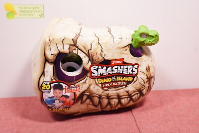 ZURU Smashers Dino Island T-Rex Battles Figure Set