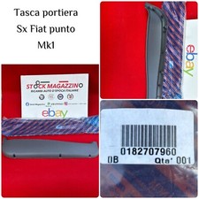 TASCA PORTACARTE PORTIERA DESTRA FIAT PUNTO 55 60 75 90 5P ORIGINALE 182707960