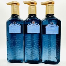 NEW 3/PACK BATH  BODY WORKS WINTER CLEANSING GEL HAND SOAP 8 FL OZ EACH