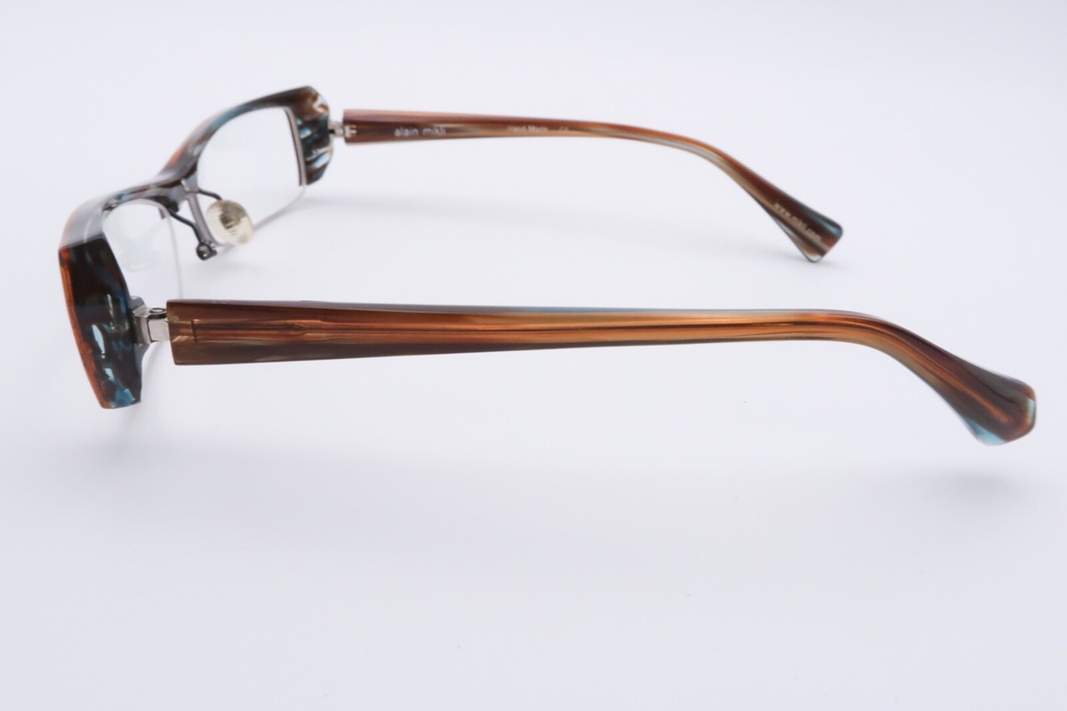 NICE Alain Mikli A0477 Eyeglasses FRAMES 19 Brown Stripe 54[]17 