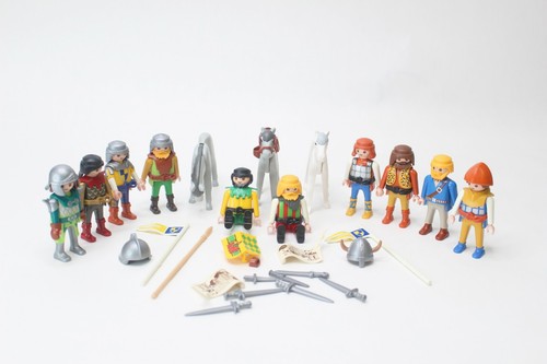 Vintage Playmobil Knights & Peasants Horses Toy Custom Medieval bundle - Picture 7 of 7