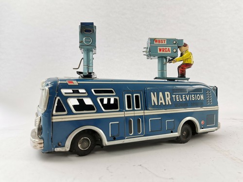 Linemar NAR Television Bus Truck con telecamere assolutamente raro - funziona! - Foto 3 di 9