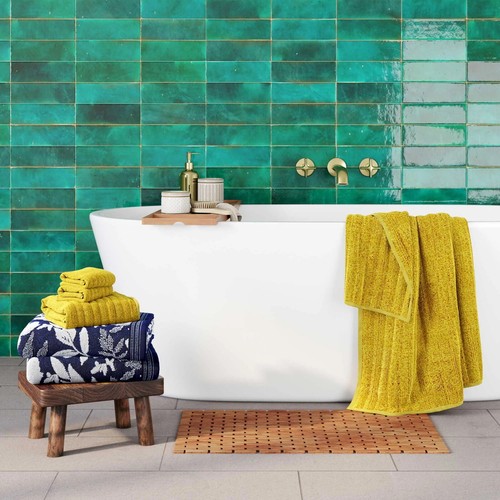 Set barattoli impilabili in ceramica testurizzata 3 pezzi portaoggetti casa ufficio bagno durevoli - Foto 8 di 8