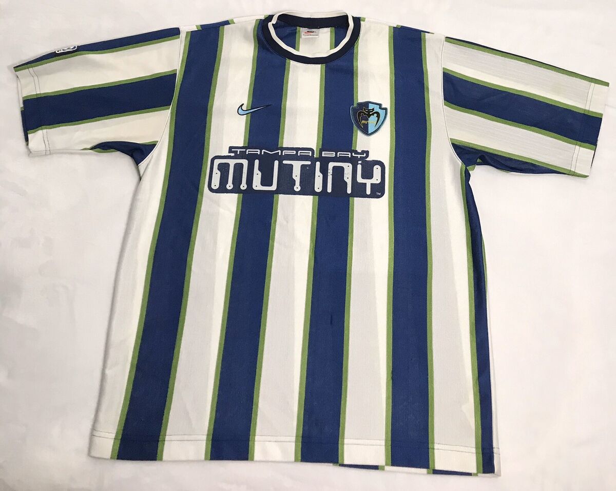 Vintage 90s Nike Tampa Bay Mutiny MLS Authentic Soccer Vintage 90s Nike Tampa Bay Mutiny MLS Authentic Soccer