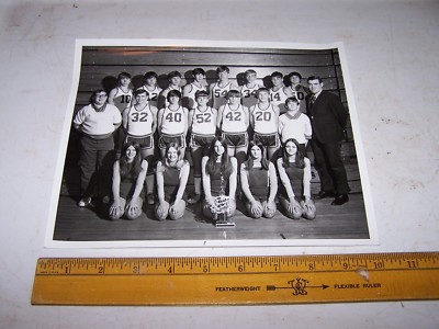 1972 OTTER CREEK JR HIGH SCHOOL 8th Grade Basketball Photo TERRE HAUTE INDIANA