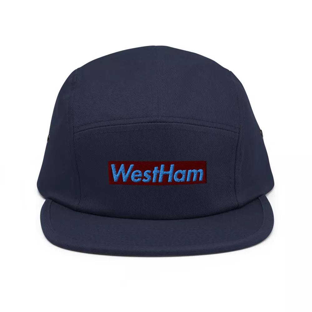 Casquette cinq panneaux brodée West Ham United Supreme Design   Chapeau de football