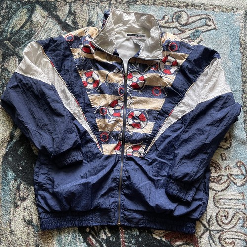 Blue Windbreaker Jacket 