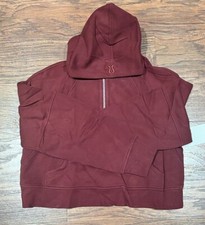 NEW Lululemon Scuba Oversized Half-Zip Hoodie Red Merlot 2021 ReleaseXS/S  M/L