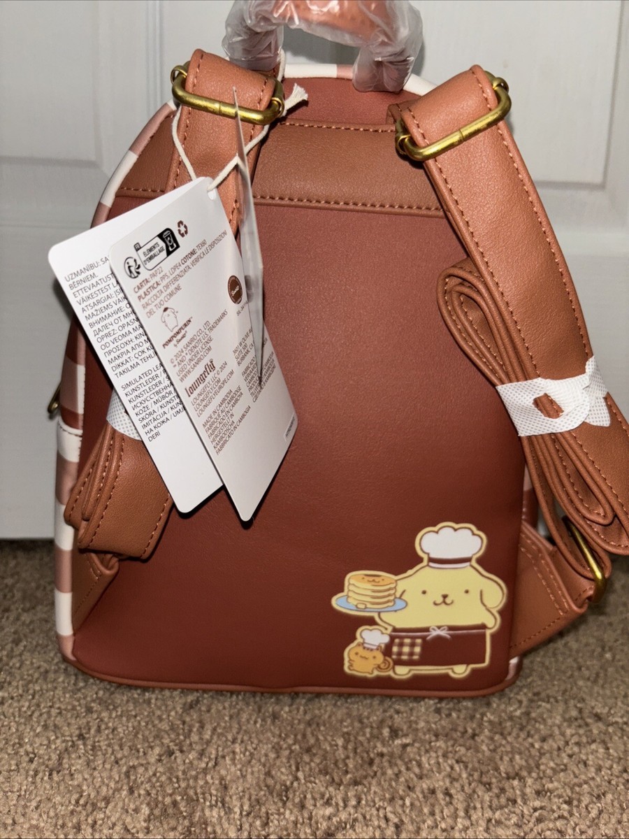 New Loungefly Pompompurin Bakery Gingham Mini Backpack Loungefly Pompompurin Bakery Gingham Mini Backpack | Hot Topic main image 3