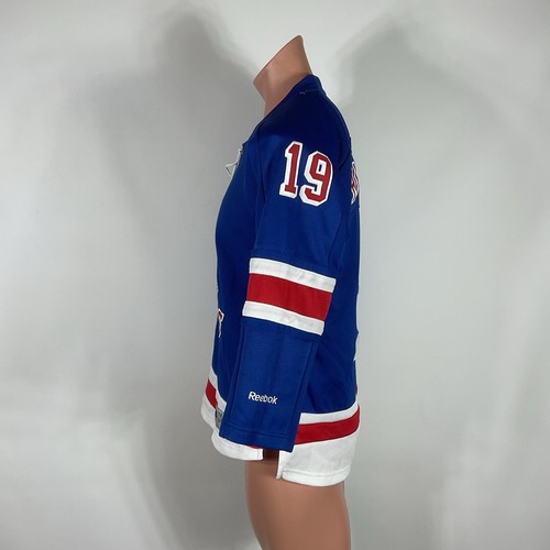 BRAD RICHARDS #19 RANGERS REEBOK SEWN YOUTH HOCKEY BLUE JERSEY LG/XL NWT RT $100 - Picture 9 of 12