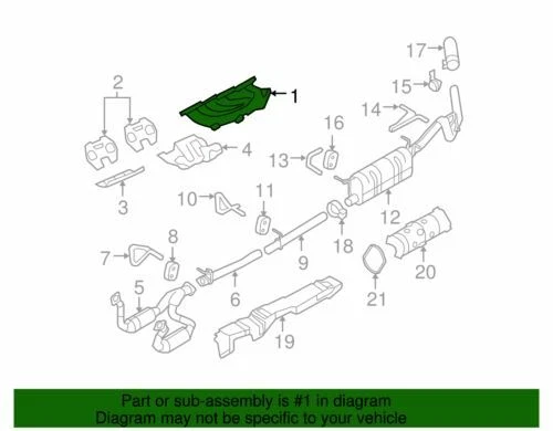 OEM новый 2005-2010 Ford F-250 супер прочный левый выпускной коллектор 7C3Z-9431-B - Изображение 2 из 2