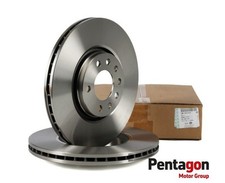 Image of Genuine Vauxhall Astra J Cascada Zafira C 321mm Front Brake Discs 95527034 obs