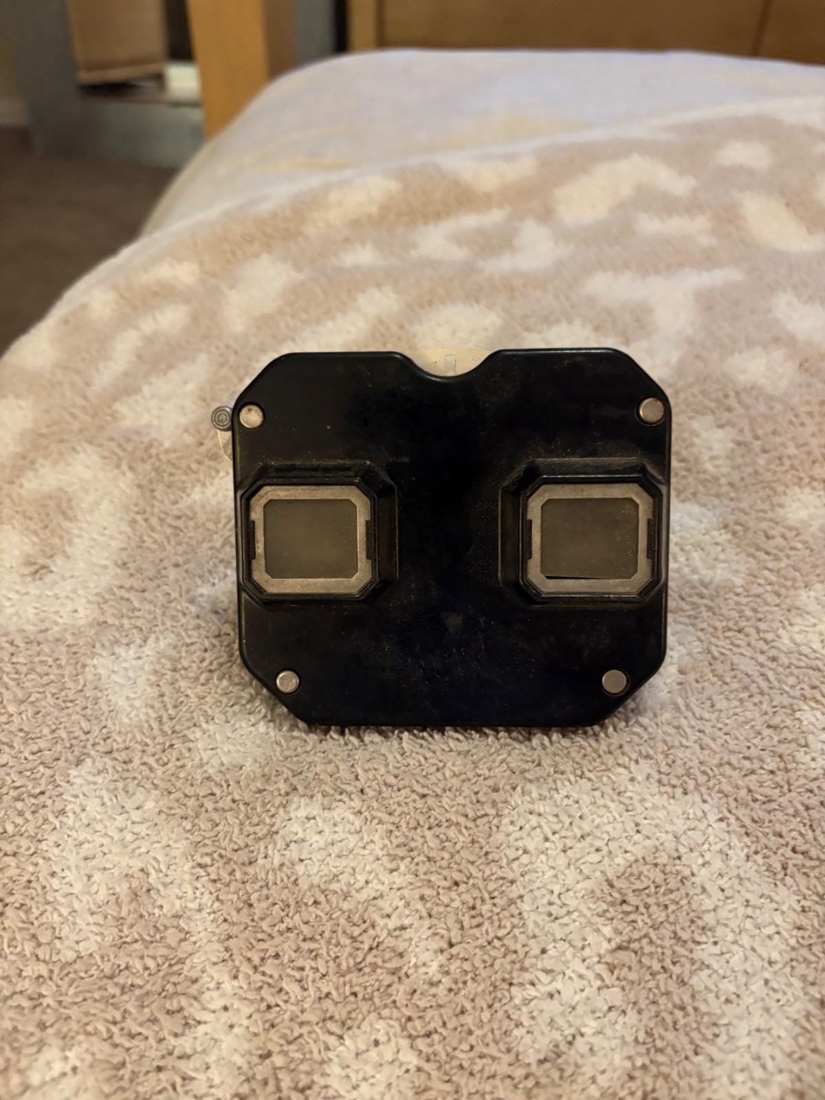 Vintage Sawyer's View-Master Portland Oregon Made in USA Black Tin Picture Toy