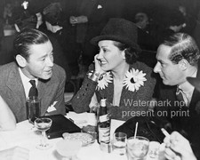 Herbert Marshall Gloria Swanson George Jessel Photo 8x10 Film Stars Drinking