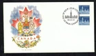Canada #1194, 1988 37¢ Parliaent Coil Pair R. G. Sharpe (RGS) cachet FDC