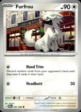 Pokemon Furfrou 67/88 Perfect Order LP Teeziro