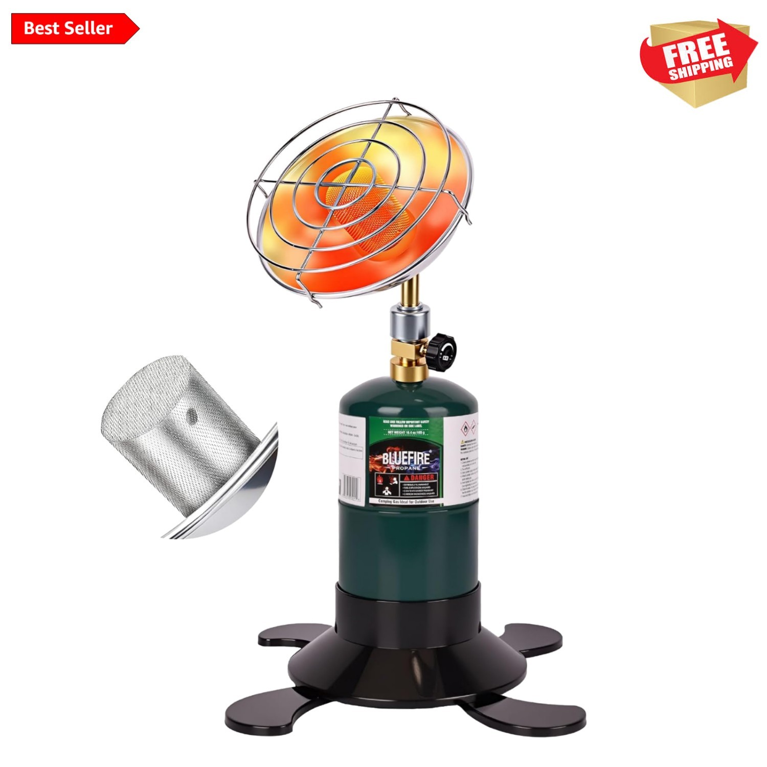 For 200 Sq Ft: Ideal For Camping & Fishing