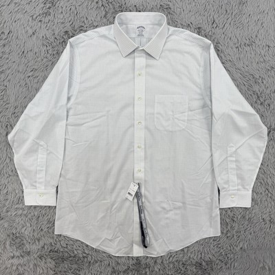 Brooks Brothers Regent Shirt Men s 17-33 NWT Non Iron Supima Cotton Blue Plaid