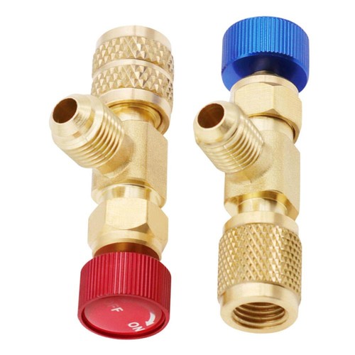 2Pcs Refrigerant Charging Valves for Air Conditioner Systems Brand New Quality & - Picture 4 of 9