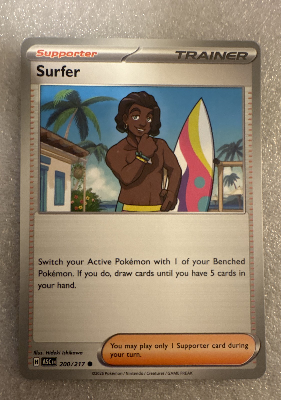 Surfer 200/217 Me: Ascended Heroes Regular Pokemon Card NM TCG