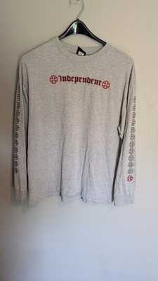 Vintage Independent Truck Company Shirt Mens XL Gray Long Sleeve Skater Y2K