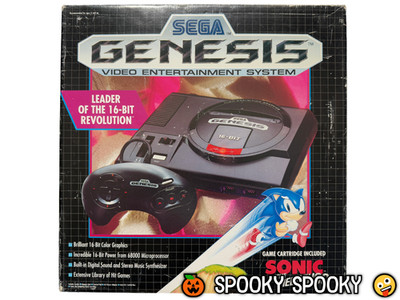 Sega Genesis - NTSC-U/C USA VGC CIB with Sonic - Inserts - Registration - Manual