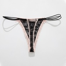 Bragas de tanga elegantes con tiras para mujer con tela transpirable para uso diario