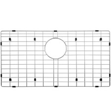 27.44 In. X 14.45 In. Rear Drain Stainless Steel Sink Grid