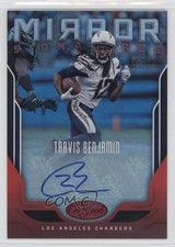 2017 Certified Mirror Signatures Red 56/60 Travis Benjamin #MS-BJ Auto n7r