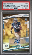 2022 Prestige Kyren Williams Rookie RC Xtra Points Auth Auto PSA 10 POP 1!