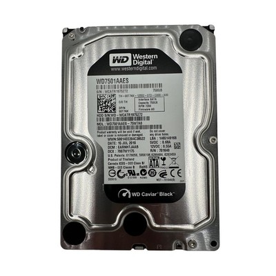 Western Digital Caviar Black 750GB HDD 3.5'' SATA 7200RPM WD7501AAES Good