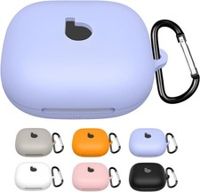 Silicone Protective Case Cover with Carabiner, Compatible with Powerbeats Pro 2