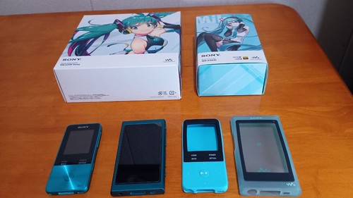 Lot Walkman Hatsune Miku model 16GB NW-A35HN/M10 NW-S315K/MK 2017 2019 Japan F/S