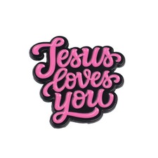 Jesus Loves You Enamel Pins, Jesus Quote Saying Pins, Christian Faith Brooch,...