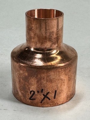 NIBCO Copper Reducing Coupling 2'' x 1'' (C x C) CTS Sweat Fitting