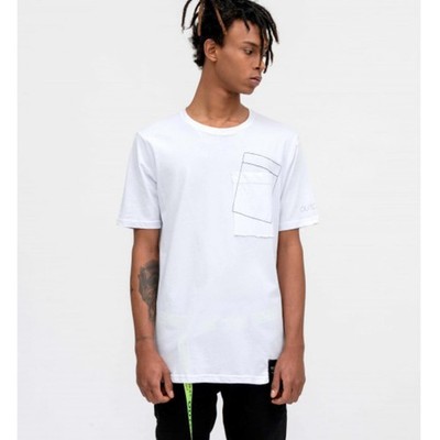 Outcome Gianni Lupo Herren T-Shirt Weiß Größe M Baumwolle Rundhals Kurzarm