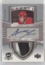 2005-06 Upper Deck The Cup Rookie 34/199 Andrew Ladd #148 Patch Auto fh9