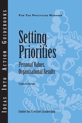 Center for Creative Leadership (CCL) Talula Cartwr Setting Priorit (Taschenbuch)