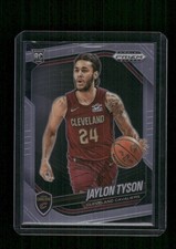 2024-25 Prizm Black Debut Jaylon Tyson #127 Cavaliers RC