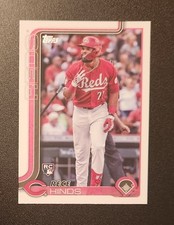 2025 Topps Series 1 Baseball Rece Hinds Base RC #217 Cincinnati Reds