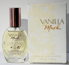 VANILLA MUSK by Coty ~  Cologne Spray for Women ~ 1 fl oz