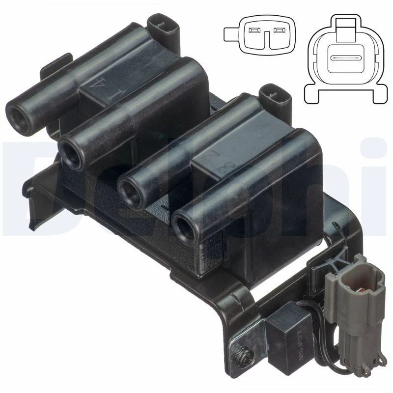 IGNITION COIL GN10837-12B1 FOR KIA A3E 1.3L 4cyl RIO - Image 2 of 4