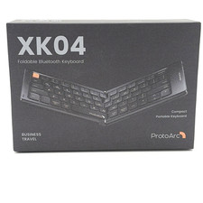 ProtoArc Foldable Bluetooth Compact Keyboard with PU Leather Cover