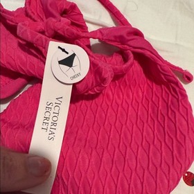 Victoria Secret Swim Mix & Match Bikini Bottom Cheeky Forever Pink Medium NWT